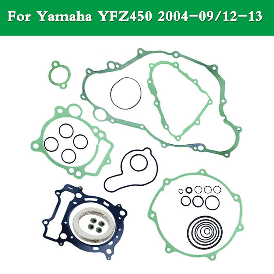 Motorcycle Engine Parts Cylinder Gasket Top & Bottom End Set For Yamaha YFZ450