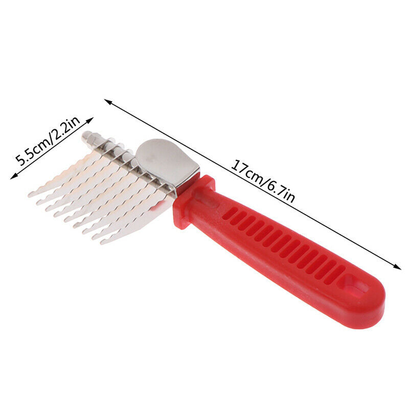 Pet Dog Cat Combs Long Thick Hair Shedding Remove Grooming Rake Comb Bru.l8
