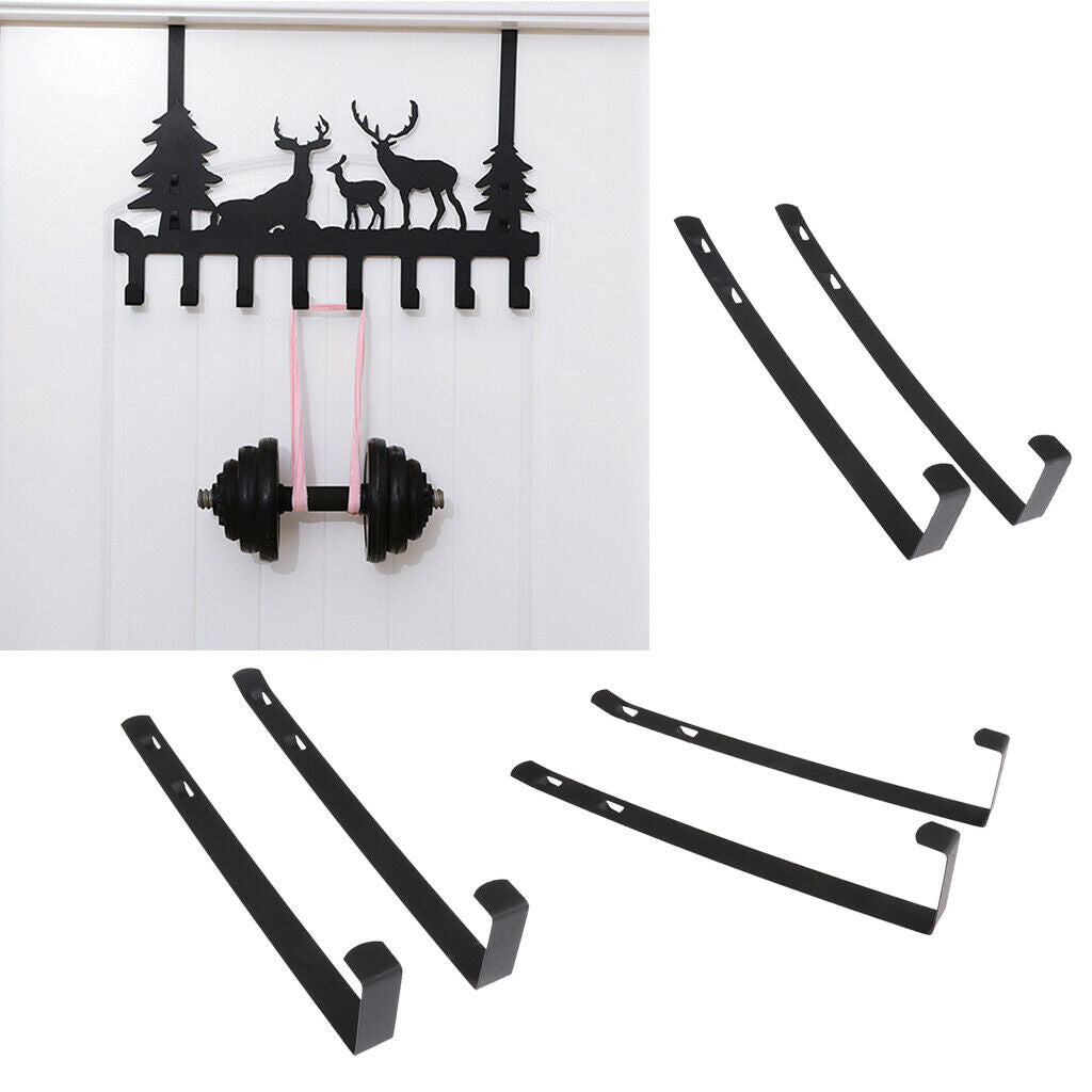 8-Hooks Deer Over the Door Organizer Rack Hanger Clothes Holder 1# door 42mm