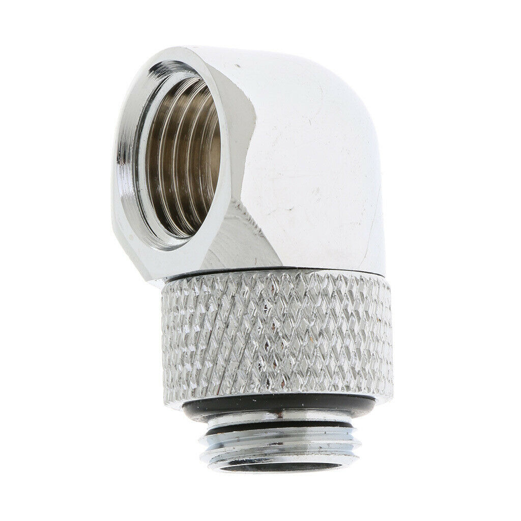 4pcs G1/4 90 Degree Rotary Male to Female Fitting Adapter for Water Cooling