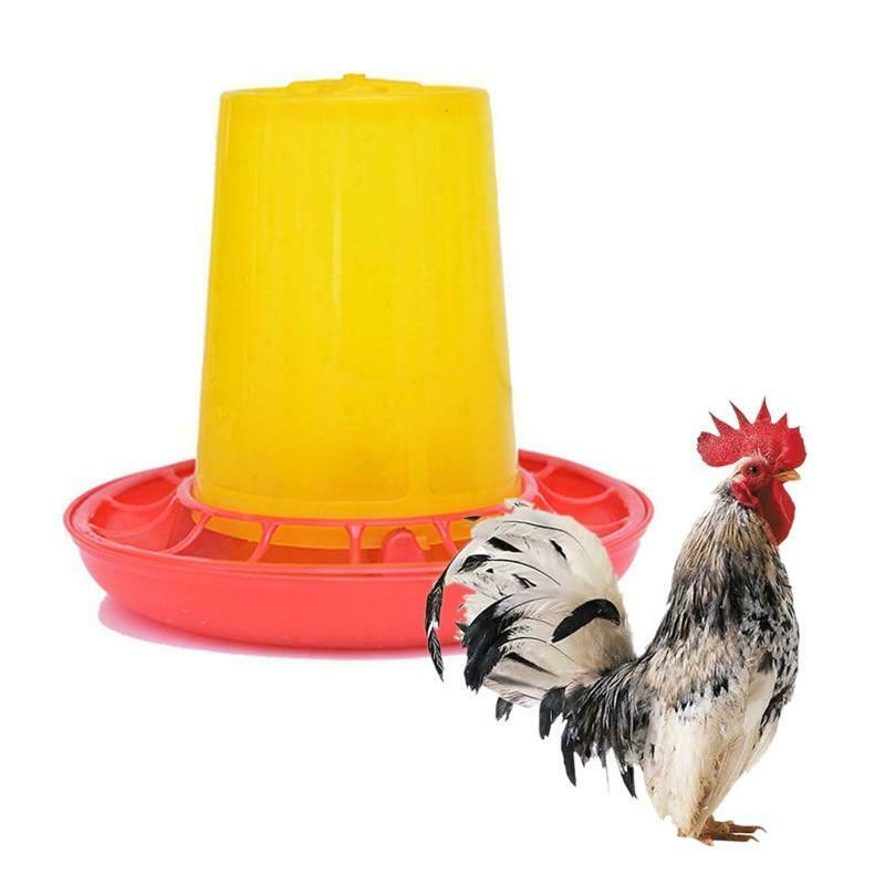 Chicken Poultry V-shaped Entrance Feed Bucket Outdoor Practical Bird Feeder
