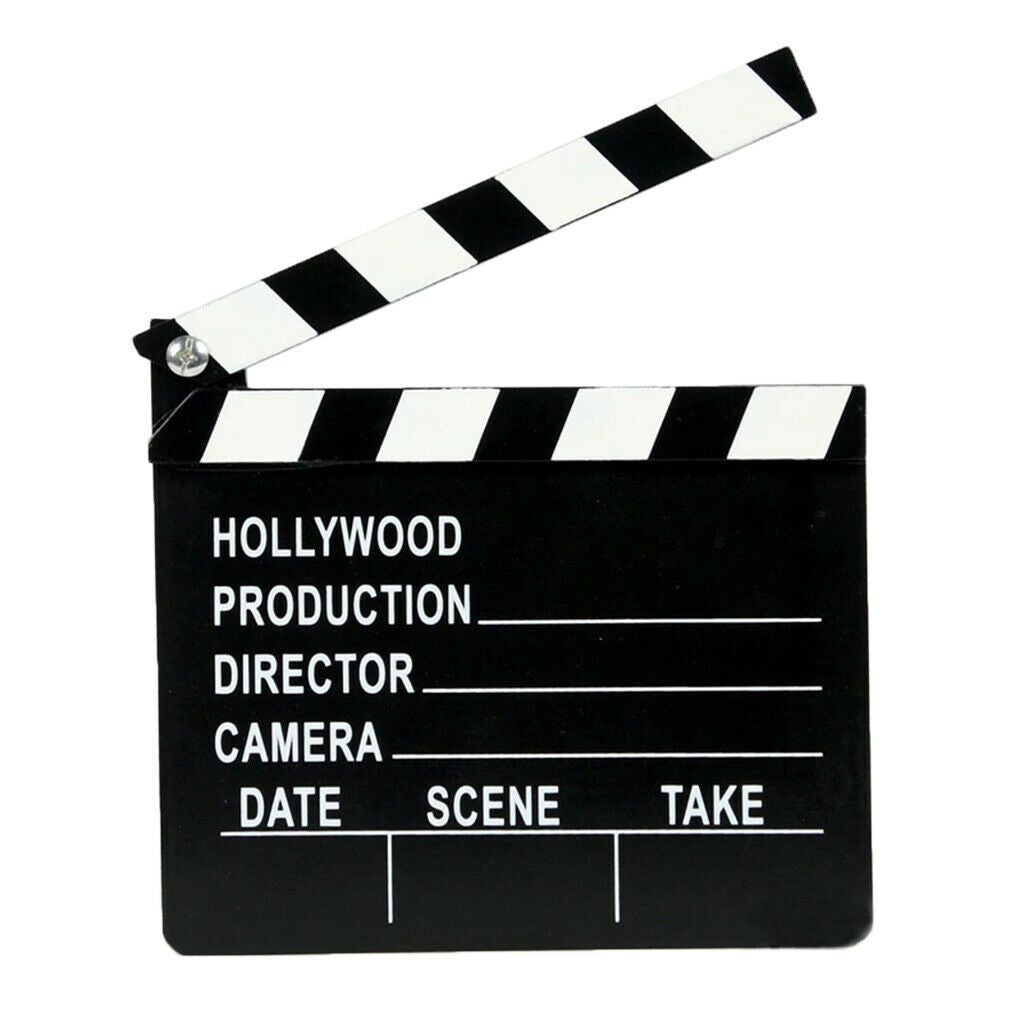 Wood Hollywood Film Directors Film Action Scene Board Photo Props 20x18cm