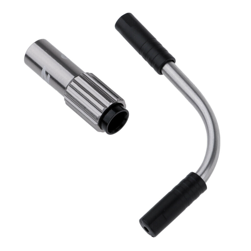 Bicycle V Brake Noodles Cable Guide Bend Tube Pipes Housing + Adjustable Screws,