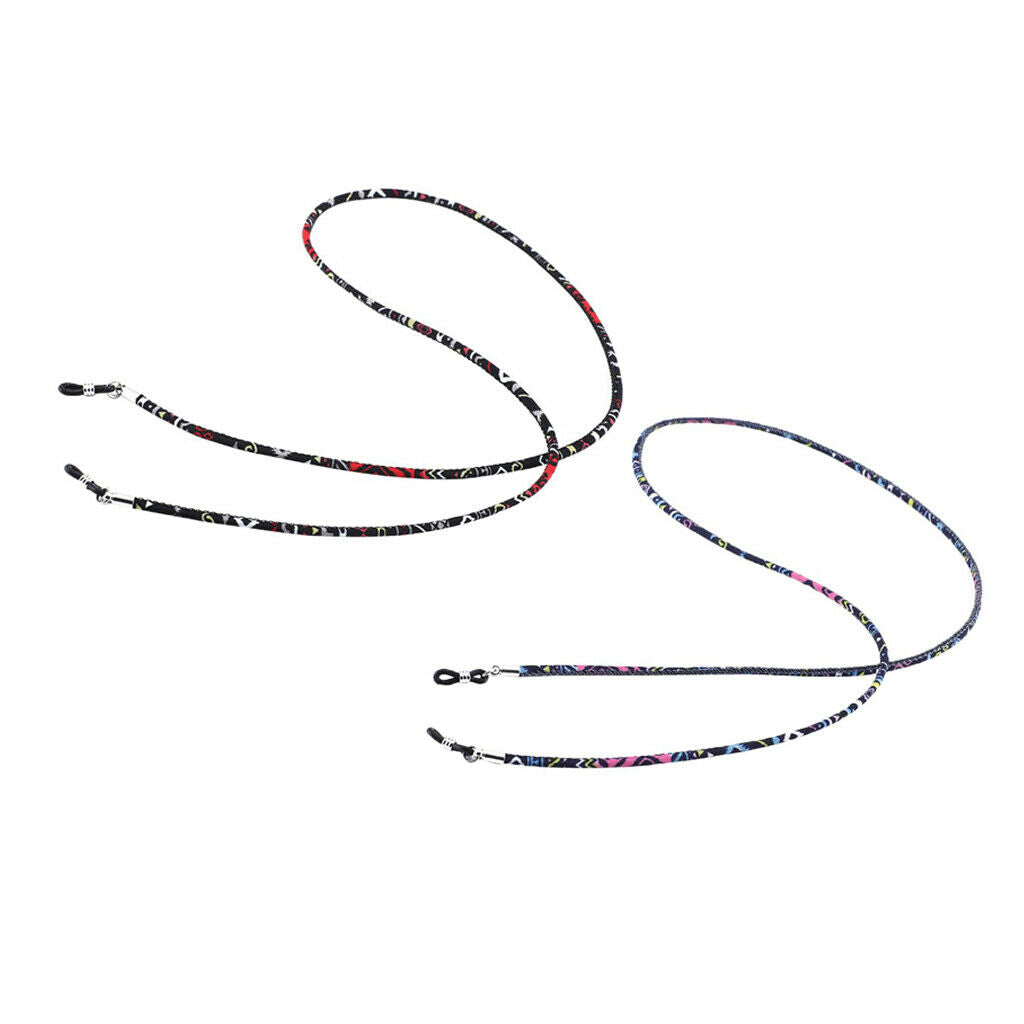 2pcs 29inch Eyewear Chain Holder Lanyard Rope Glasses Cord Strap Necklace