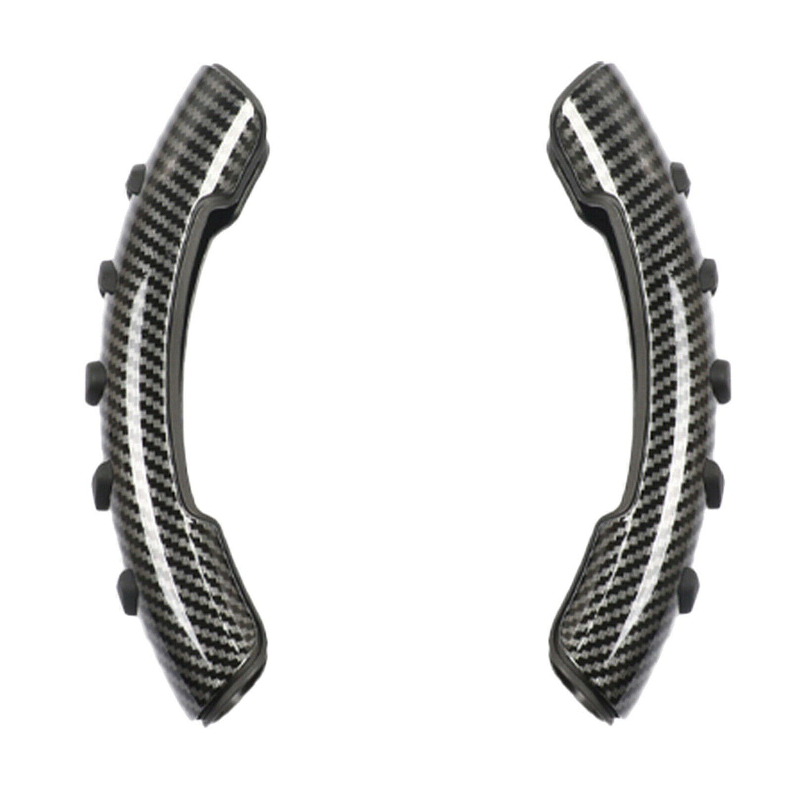 ABS Car Steering Wheel Cover Waterproof for Most Vehicles carbon fiber grain