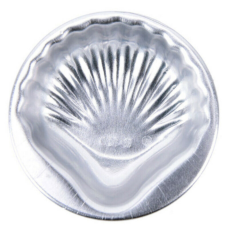 5X Crafting Aluminum Alloy Handmade Bath Bomb Mold Cake Fizzy Sea Shell S.l8