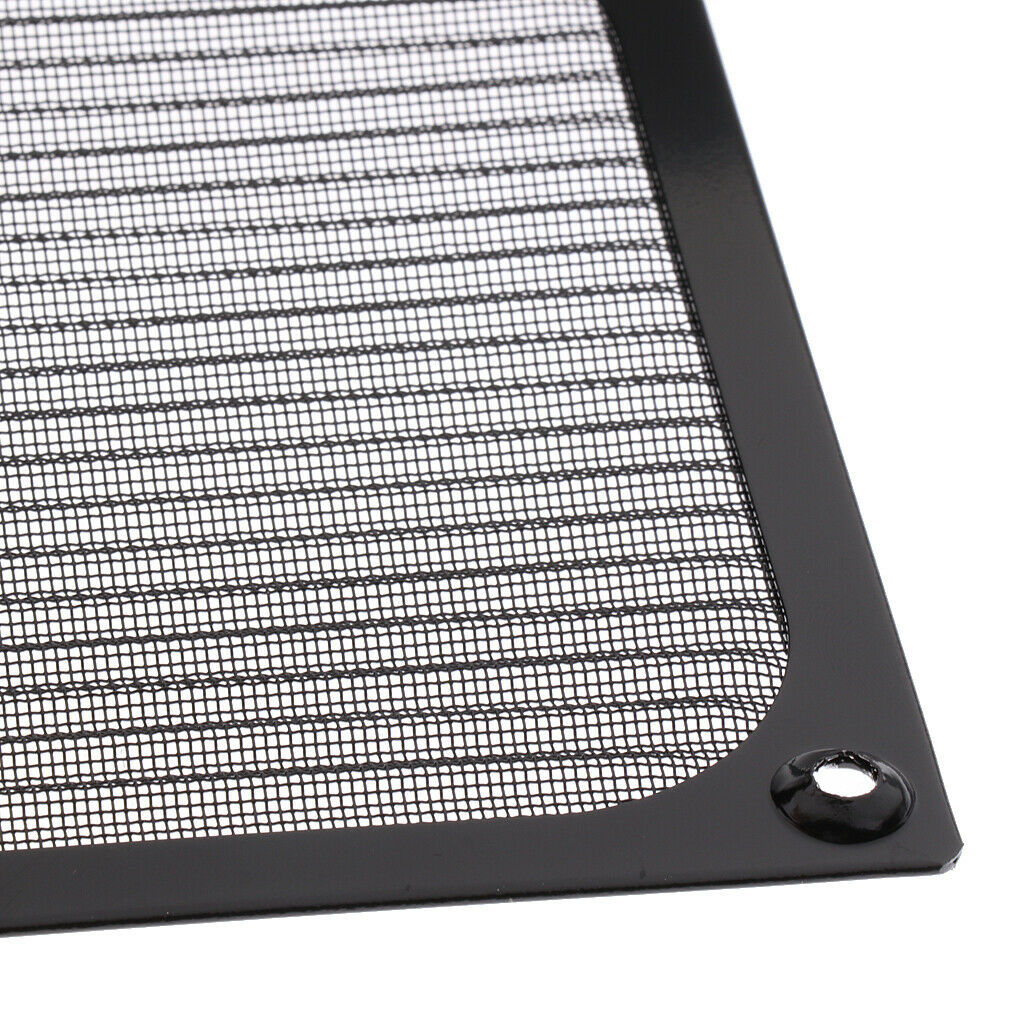 10pcs Aluminum Alloy Fan Filter Dust Guard Cover for PC Case Fan Black 120mm