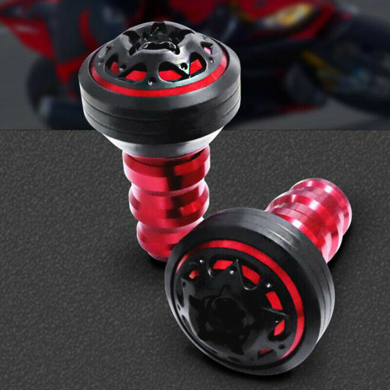 2X CNC Motorcycle 10MM Screw Protection Rod Frame Engine Anti-falling Slider Cap