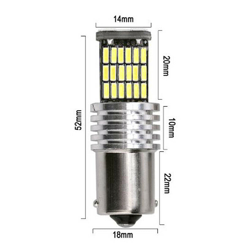 2X 1156 LED Canbus 15 SMD BA15S P21W High Power White 6000K Car Brake Tai.l8
