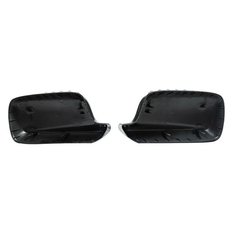 For BMW E65 E66 745i 750i 750Li Pair Side Carbon Fiber Rear View Mirror Cover