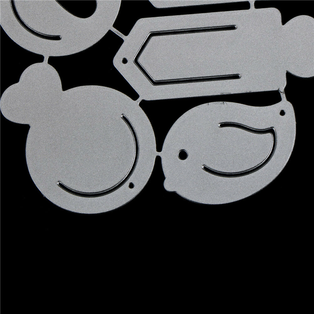Love Geometry Label Metal Cutting Die For DIY Scrapbooking Album Paper Car.l8