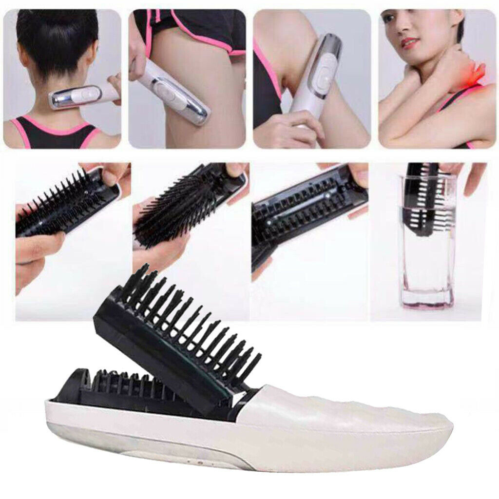 Portable Electric Massage Comb Anti-Static 2 Modes Massager for Lumbar Spine