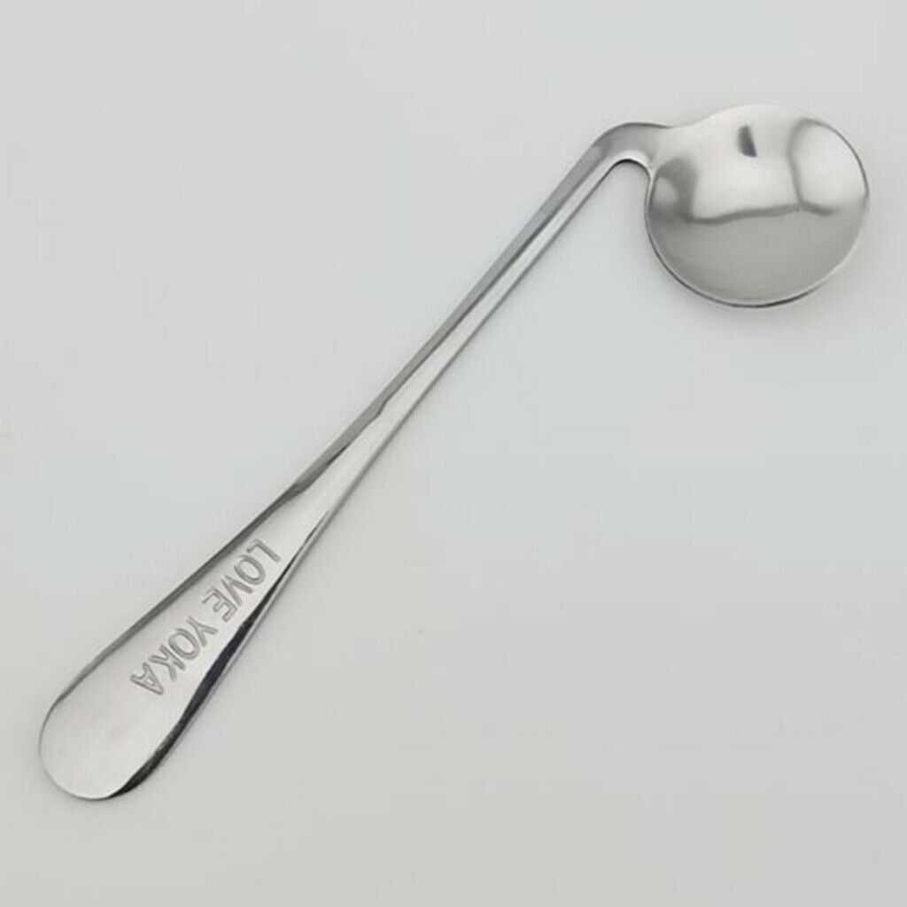 2 Packs Feeding Eating Curved Spoons Patients Baby Silverware Utensils