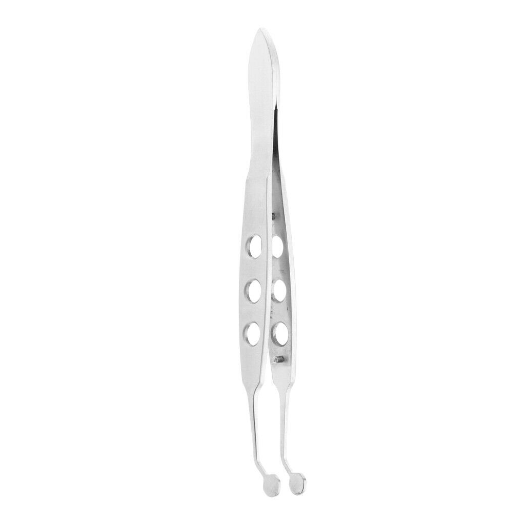 Set of 2 Stainless Eyelid Ophthalmic Instruments Eye Gland Massage Tweezer