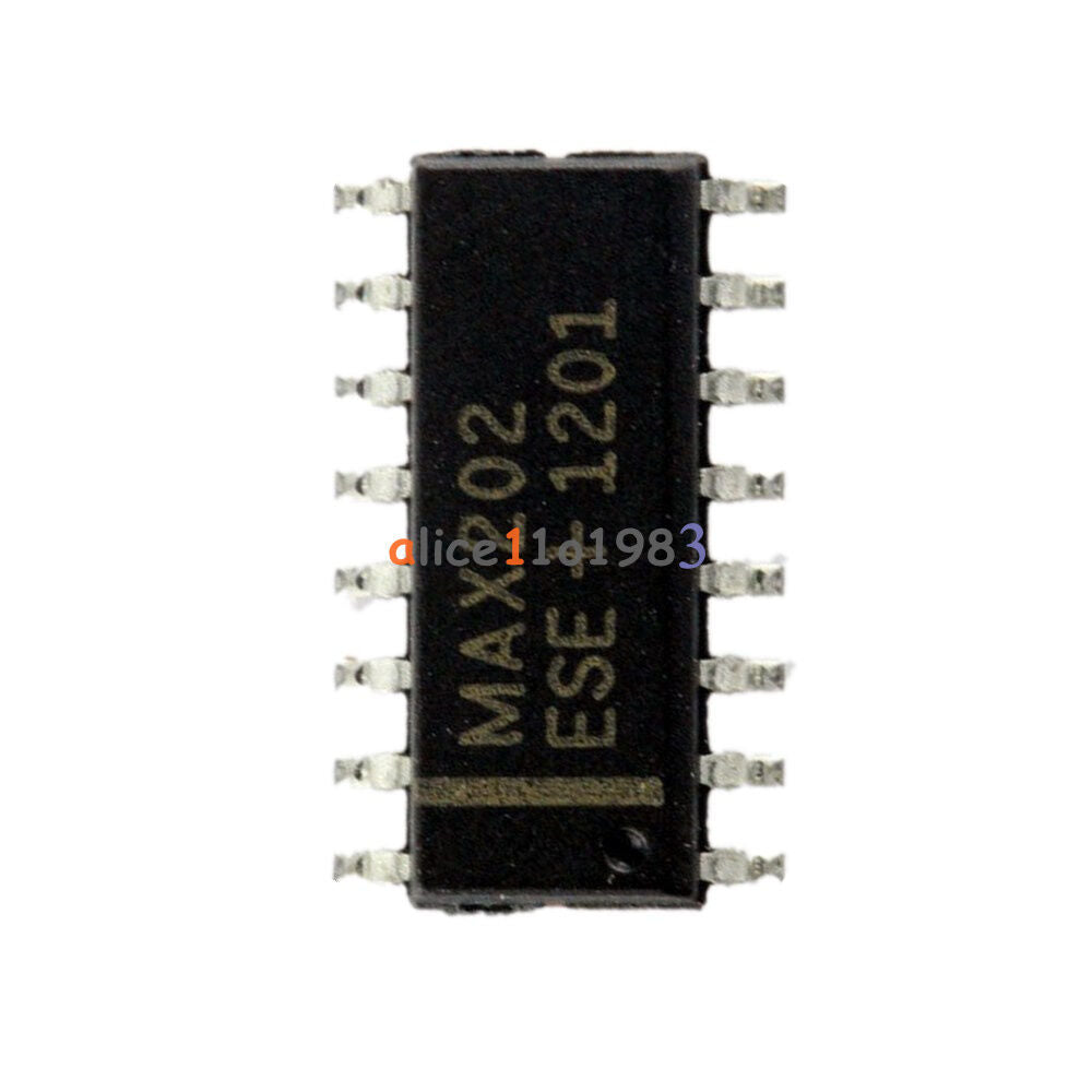 10pcs SMT SMD MAX202 SOP-16 RS232 Double Dual Transceivers 4.5V-5.5V MAX202ESE