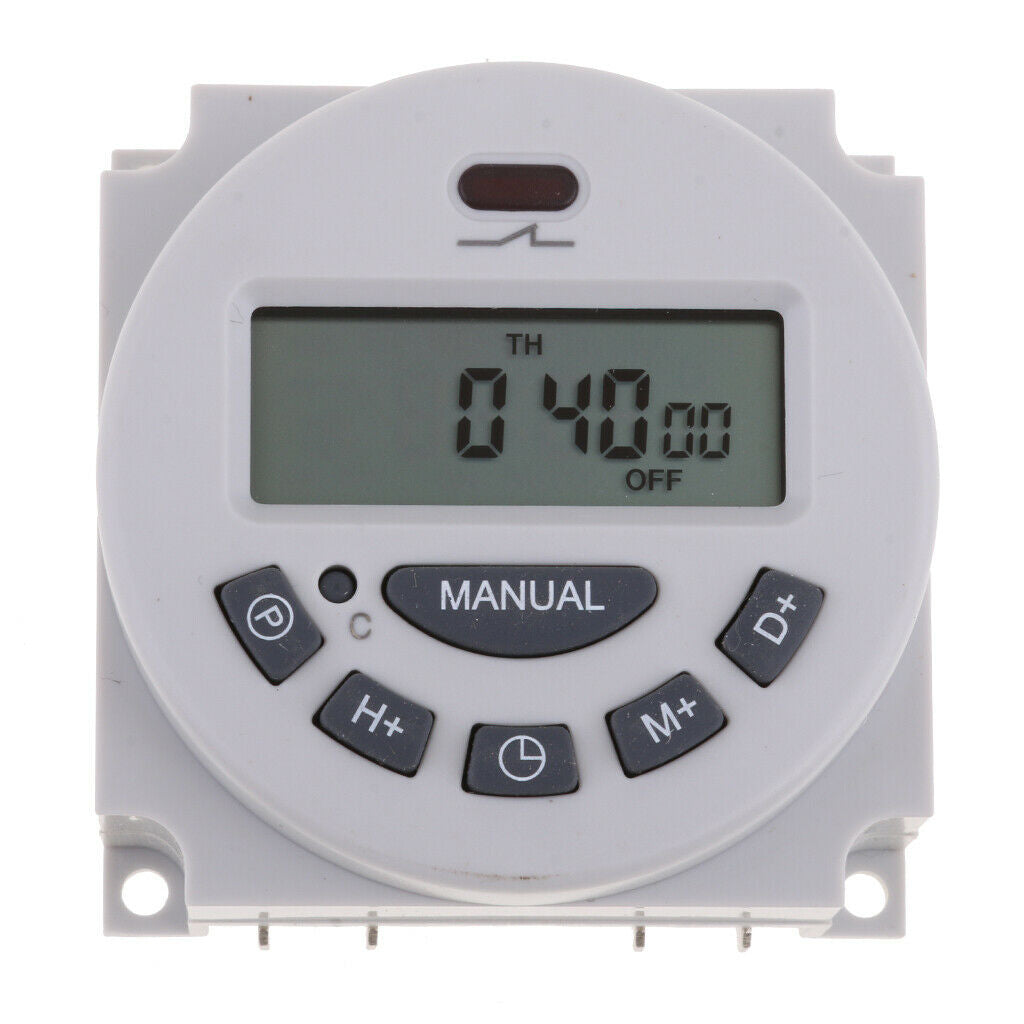 New LCD Digital Weekly Programmable Power Timer Time Relay Switch 12V