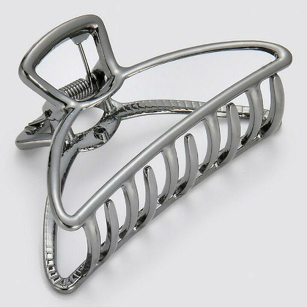 4x Women's Large Hair Claw Metal Hair Clip Crab Updo Tools Hair Styling Tool