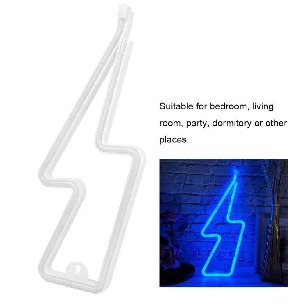 LED Neon Sign Fairy Night Light Home Bedroom Wall Bar Christmas Decor Gift Lamp