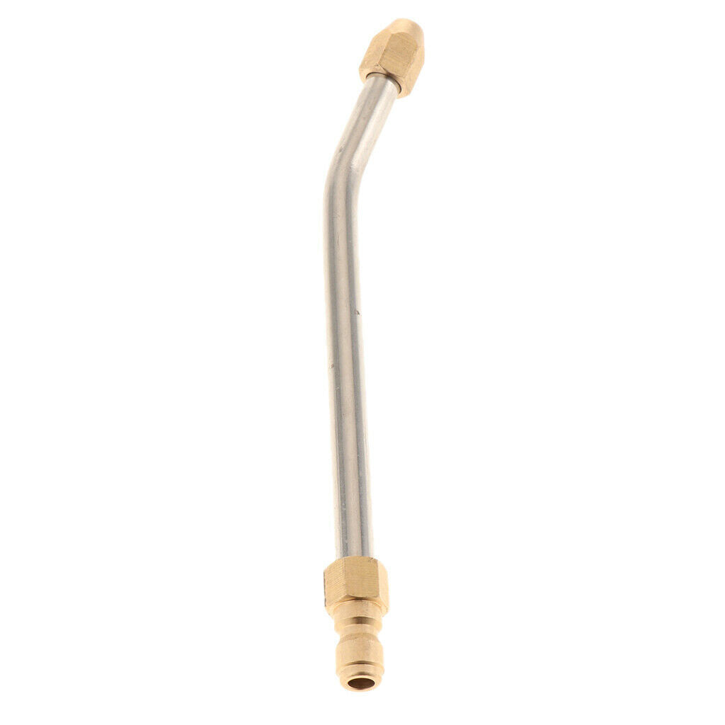 20cm Long Pressure Washer 30 Degree Wash Nozzle Angled Lance Extension x1