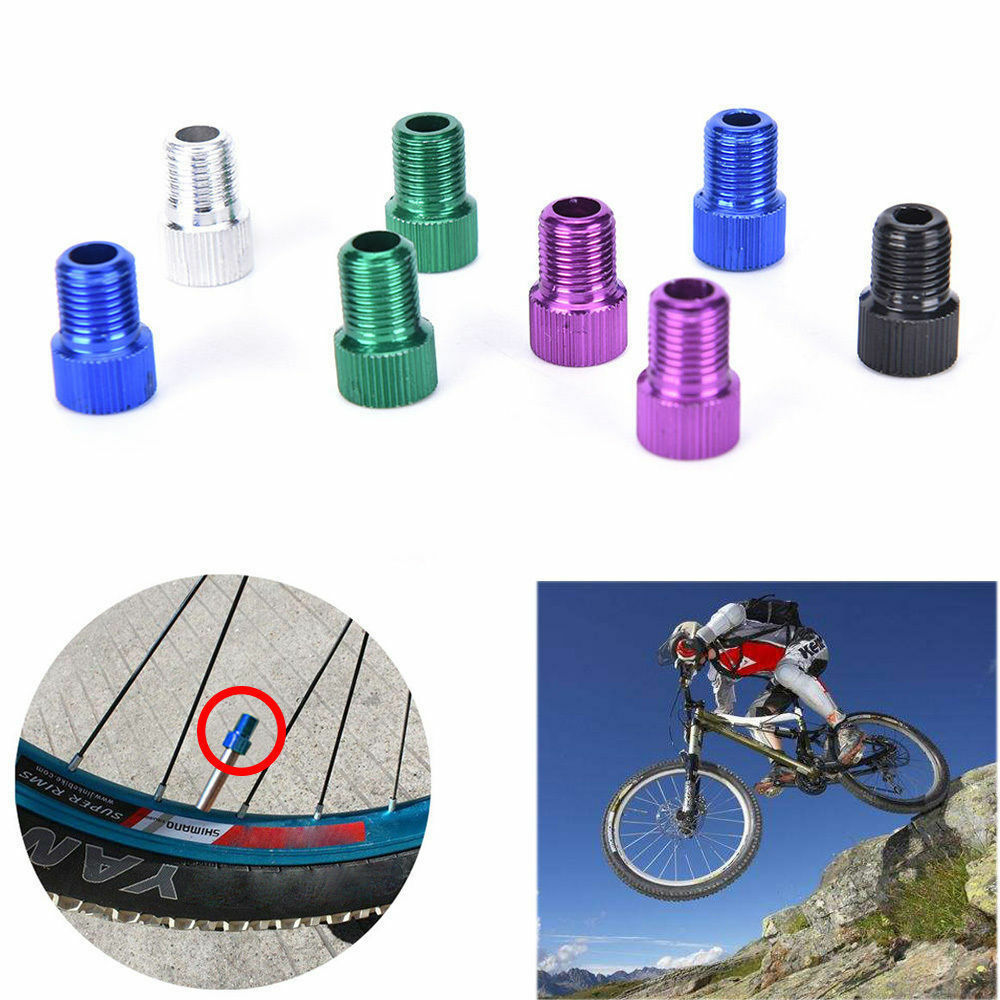 5X Presta Valve Schrader Adapter Converter Road Bicycle Pump Tube Bike Sport Use