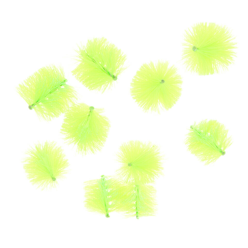 10Pcs Aquarium Fish Tank Plastic Brush Balls Filter
