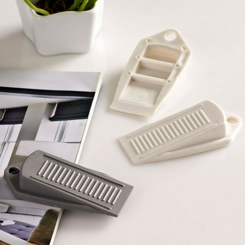 3pcs Door Stop Rubber Wedge Stopper Home Office Kids Baby Finger Safety Doorstop