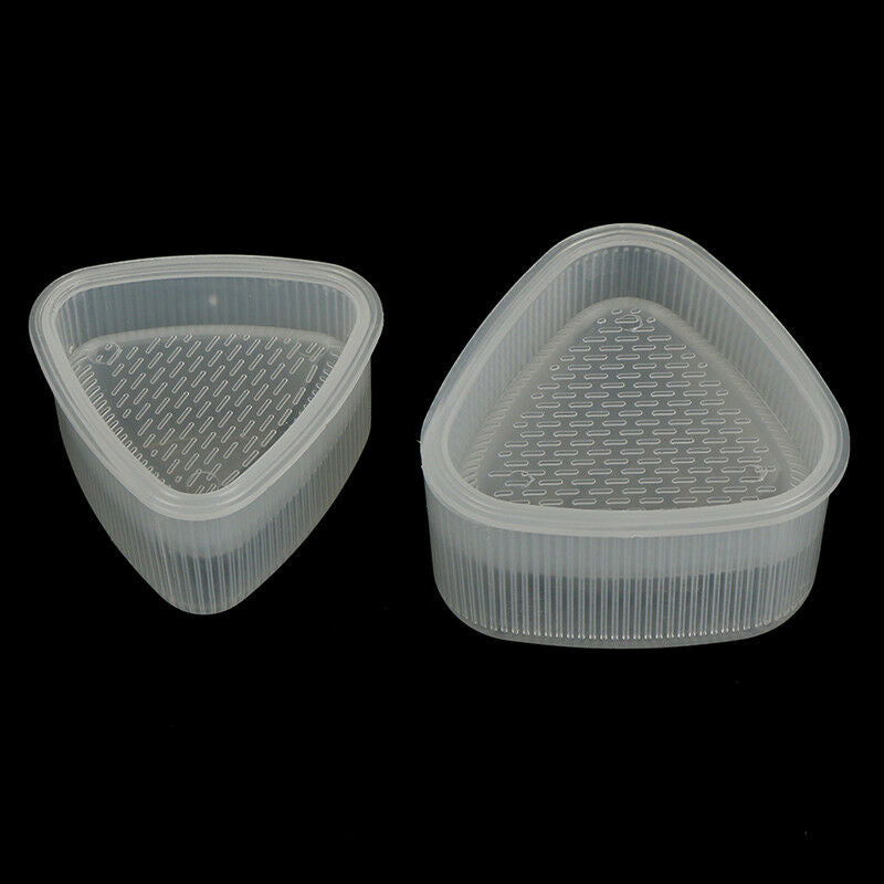 1 set Rice Ball Bento Press Maker Mold Triangle Form Mold Sushi Make  JfJ.l8
