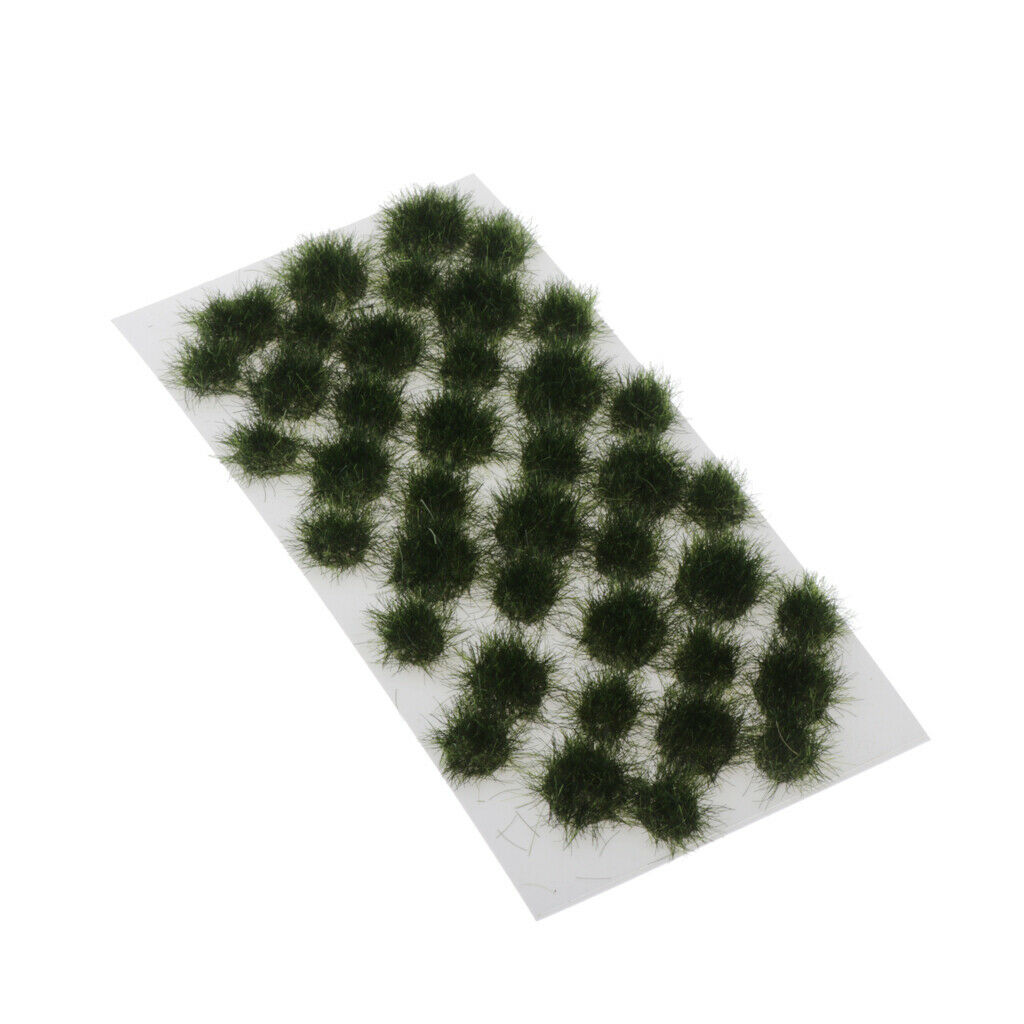 5mm 1/48 1/35 Studio Grass Tufts for Making Dark Green and Medium Green