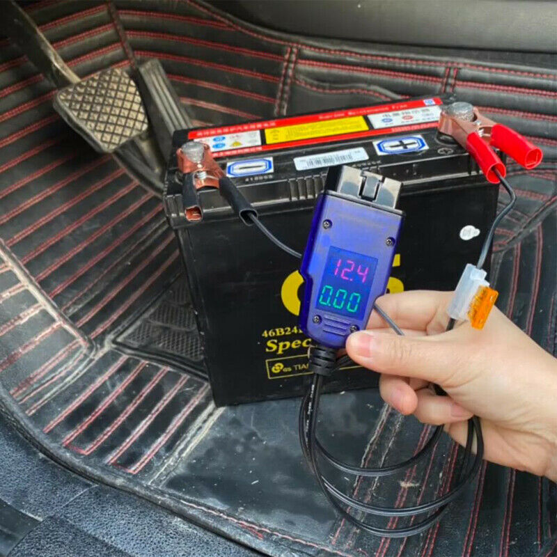 Digital Display 12V Car SUV OBD Battery Replacement Memory Saver OBDII Cable Set