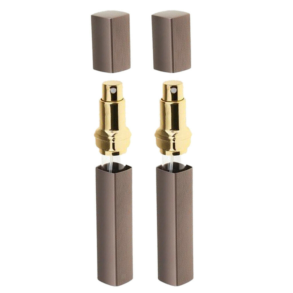 2Pieces 12ml Travel Perfume Aftershave Atomizer Refillable Spray Bottles