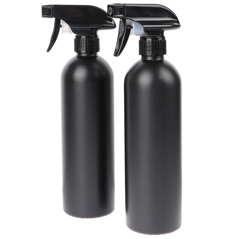 2x 500ml Plastic Black Trigger Bottle Car Cleaning Spray Multi-function B.l8