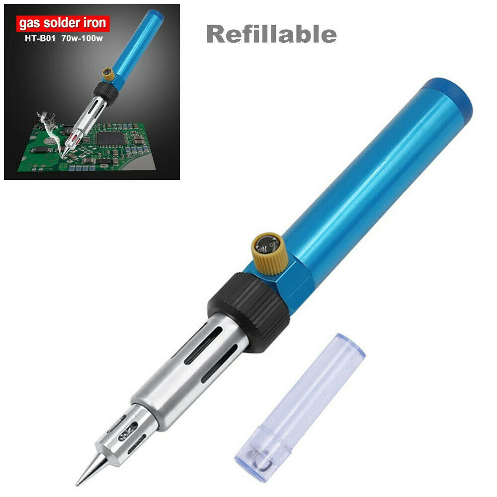 Mini Cordless Torch Gas Solder Pen Iron Gun Welding Compact Refillable 210ï½ž400â„ƒ