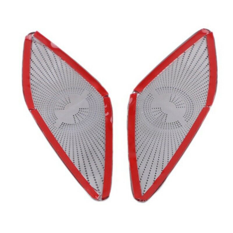 Car Stainless Steel a Pillar Audio Tweeters Speaker Cover Trim for Mercedes Z5J7