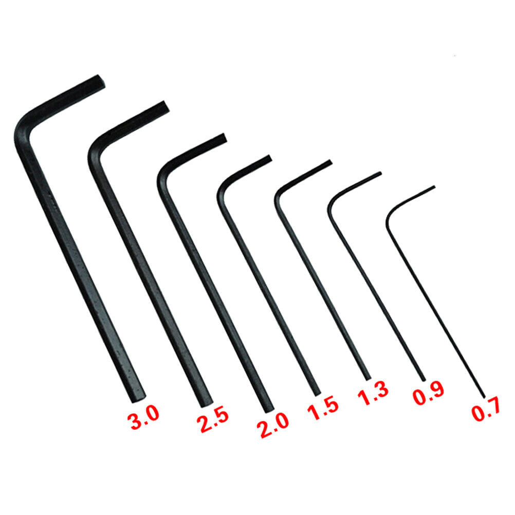 7PCS Mini Hexagon Hex Allen Key Set Wrench Screwdriver Micro Tool Kit 0.7mm  SJ