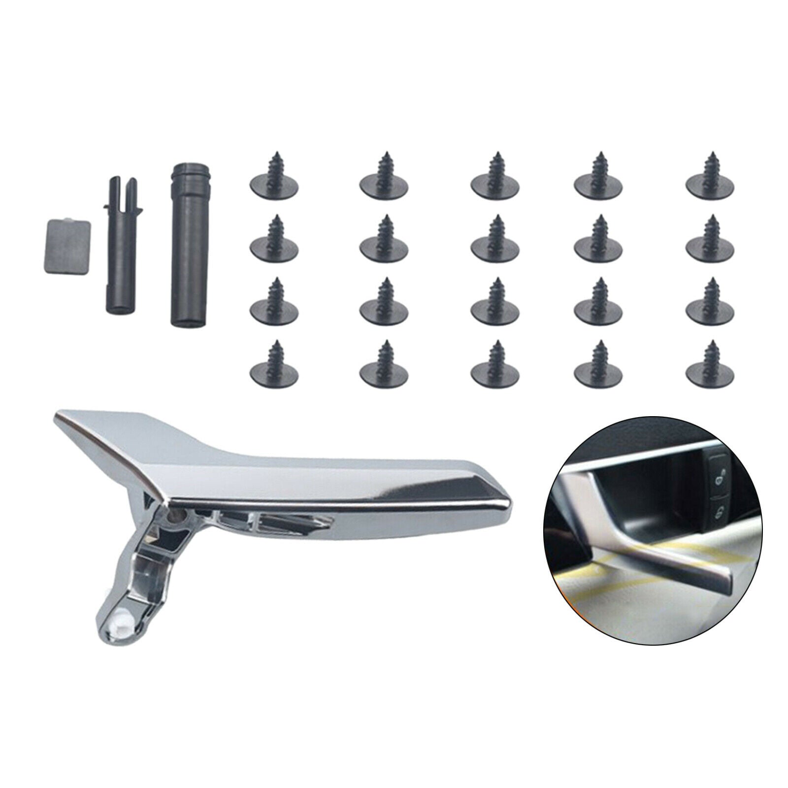 Interior Door Handle Repair Kit Left Side Replacement for Mercedes- W204 C230