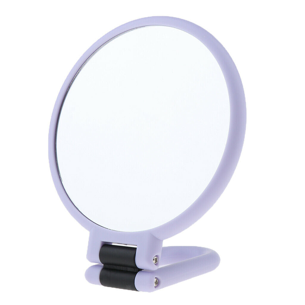 Set of 2 Double Sided Beauty Makeup Mirror Folding Handheld Bathroom Mirror