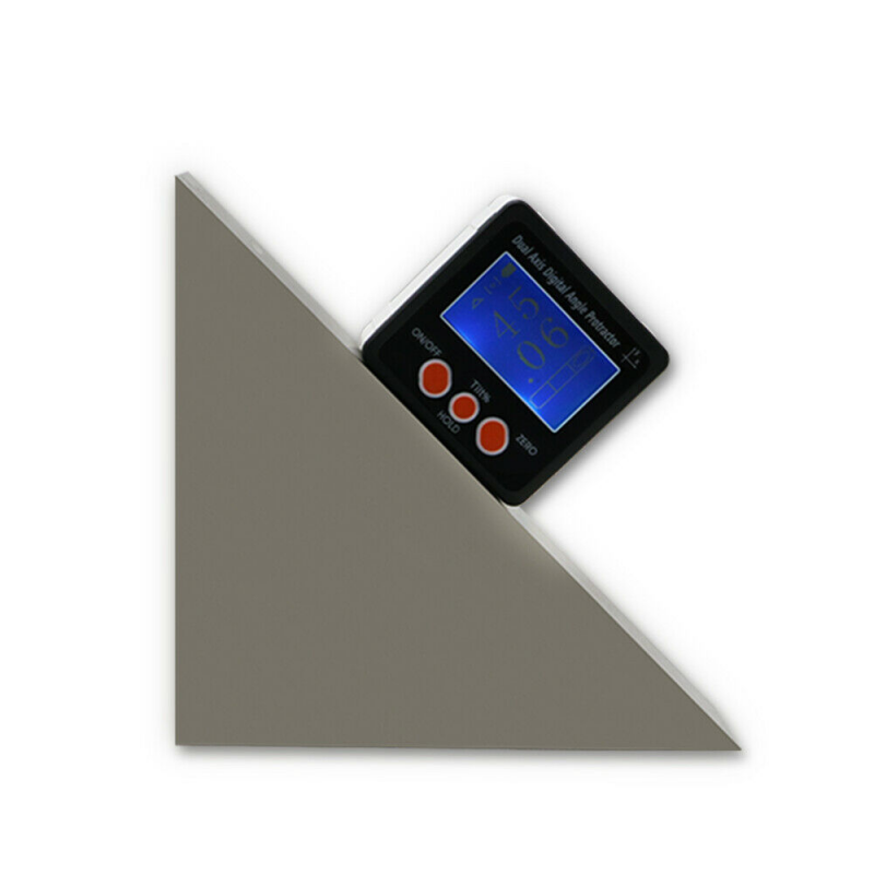 Digital Inclinometer Digital Goniometer Tool Biaxial Protractor Bevel Box