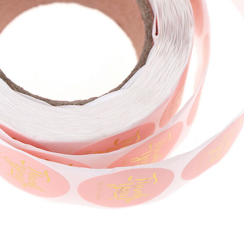 500 Pcs/roll Thank You for Your Order Stickers 1 Inch Scrapbooking Sticke.l8