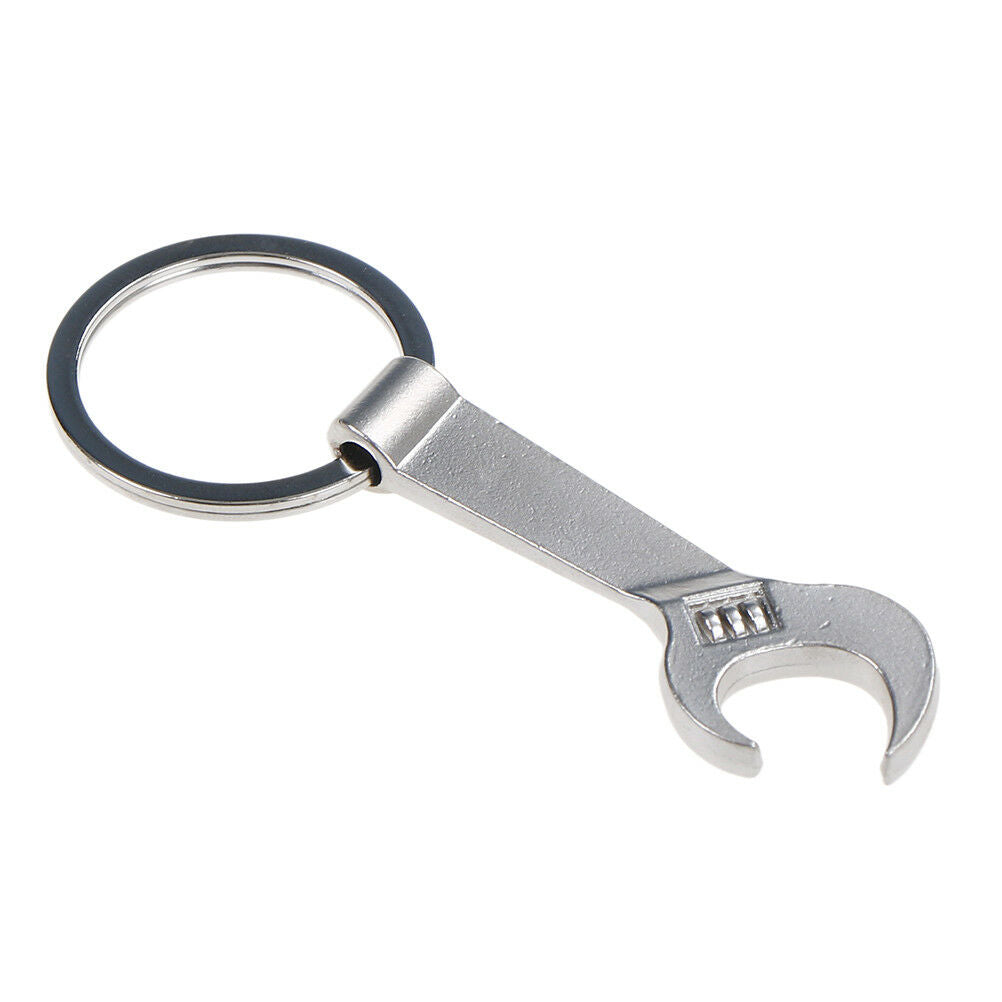Eco-friendly Metal Wrench Spanner Beer Bottle Opener Keys Chain Keyring Gi.l8