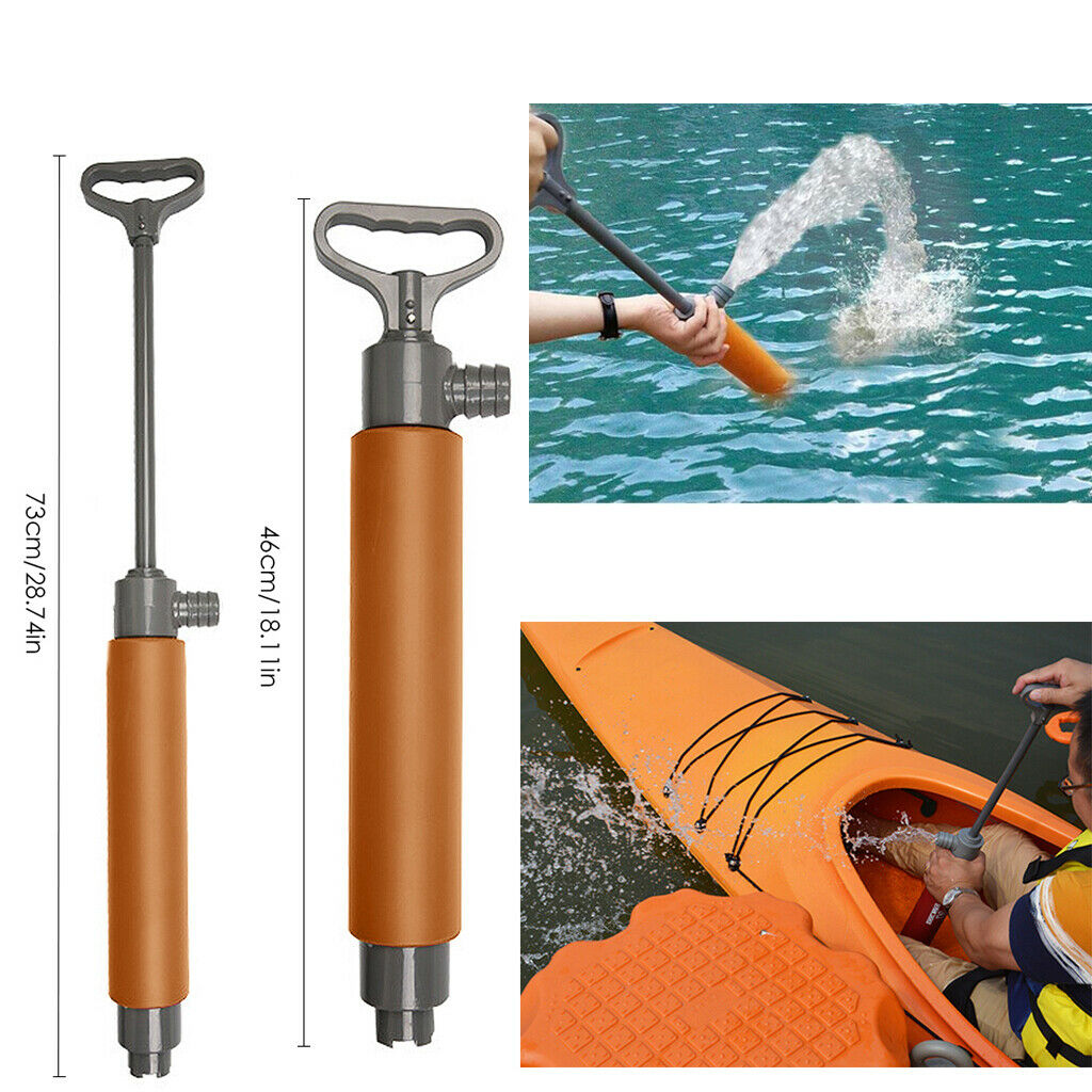 Plastic Safety Canoe Kayak Dinghy Hand Bilge Pump For Boating Kayak Bailing