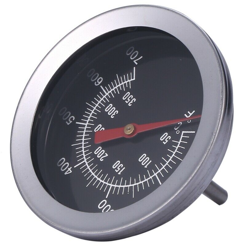 Stainless Steel Oven Thermometers Bbq Smoker Pit Grill Thermometer Temp Gauge L6