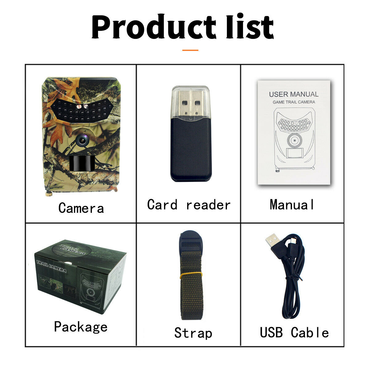 IP56 Camera 16MP 1080P Hunting Camera  for Wildlife Scouting Digital