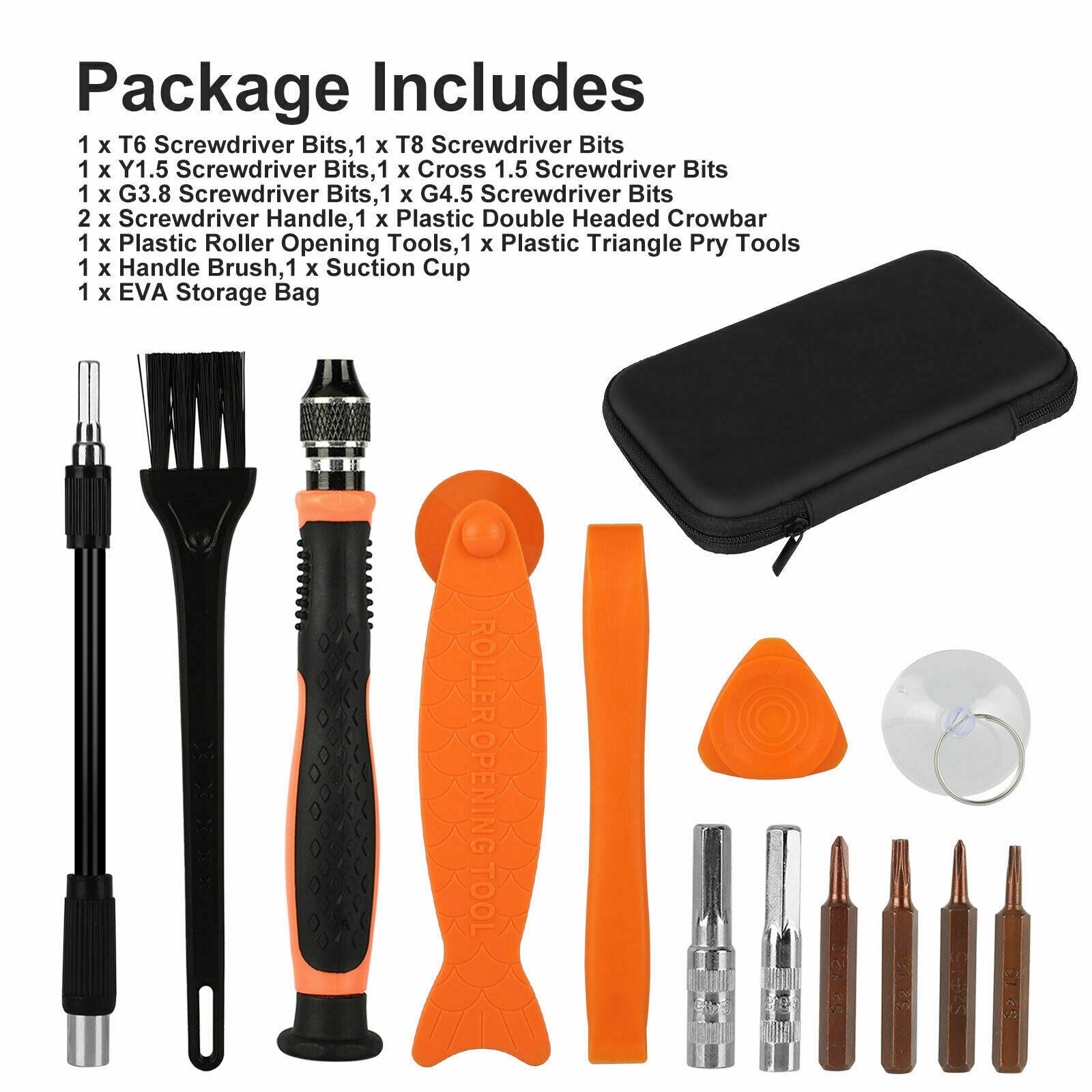 14pcs Screwdriver Repair Full Tools Kit Set for Nintendo Switch Wii N64 SNES NGC