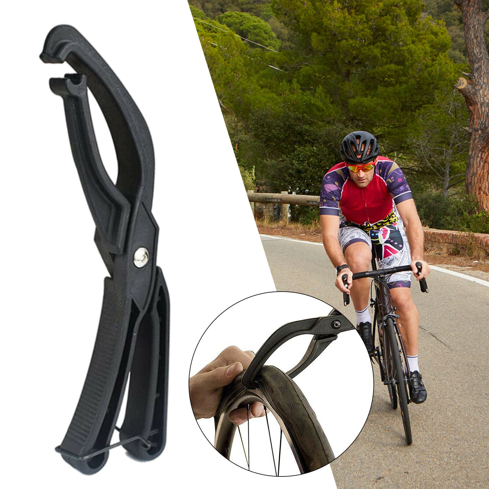 Tire Seating Tool Bike Tire Lever Cycling Repair Tool Install Difficult Wire