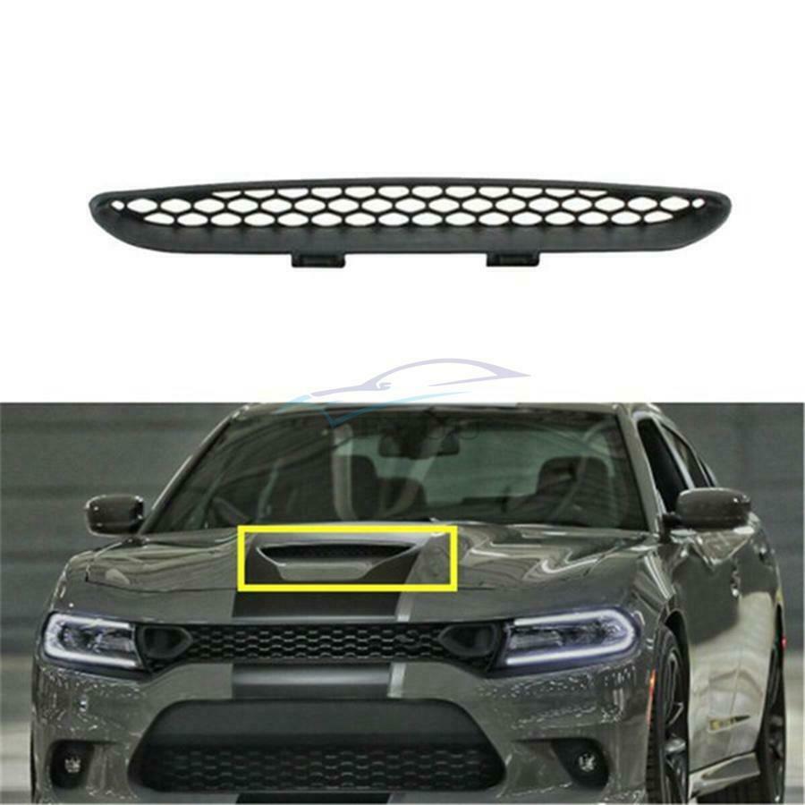 1Set Car Engine Hood Grille Cover Decoration For 15-20 Dodge Charger Hellcat/Srt