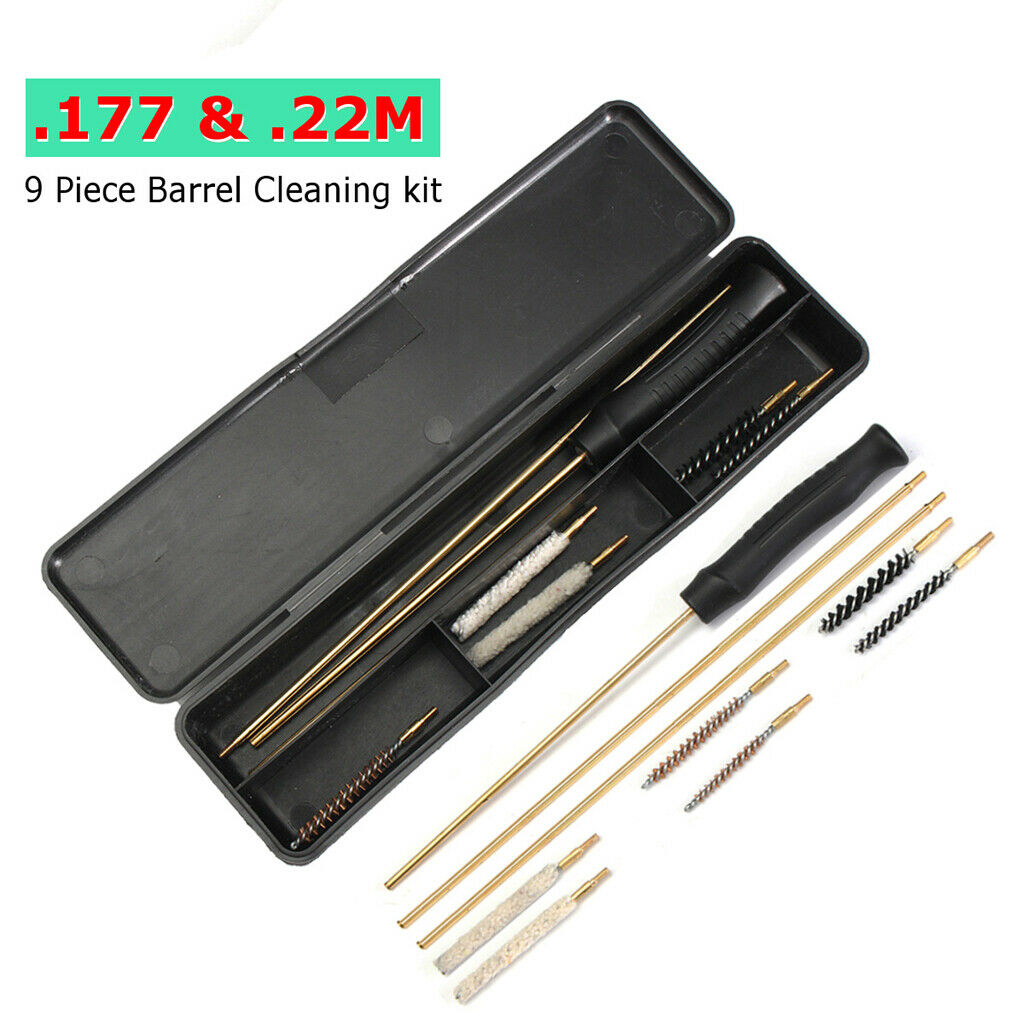 Cleaning Kits for .177& .22 Rifles /Pistols 4.5mm & 5.5mm with Brushes Boxed