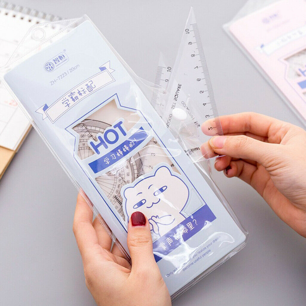Ruler Stationery Office Home School Student Children Painting Metric Tool A