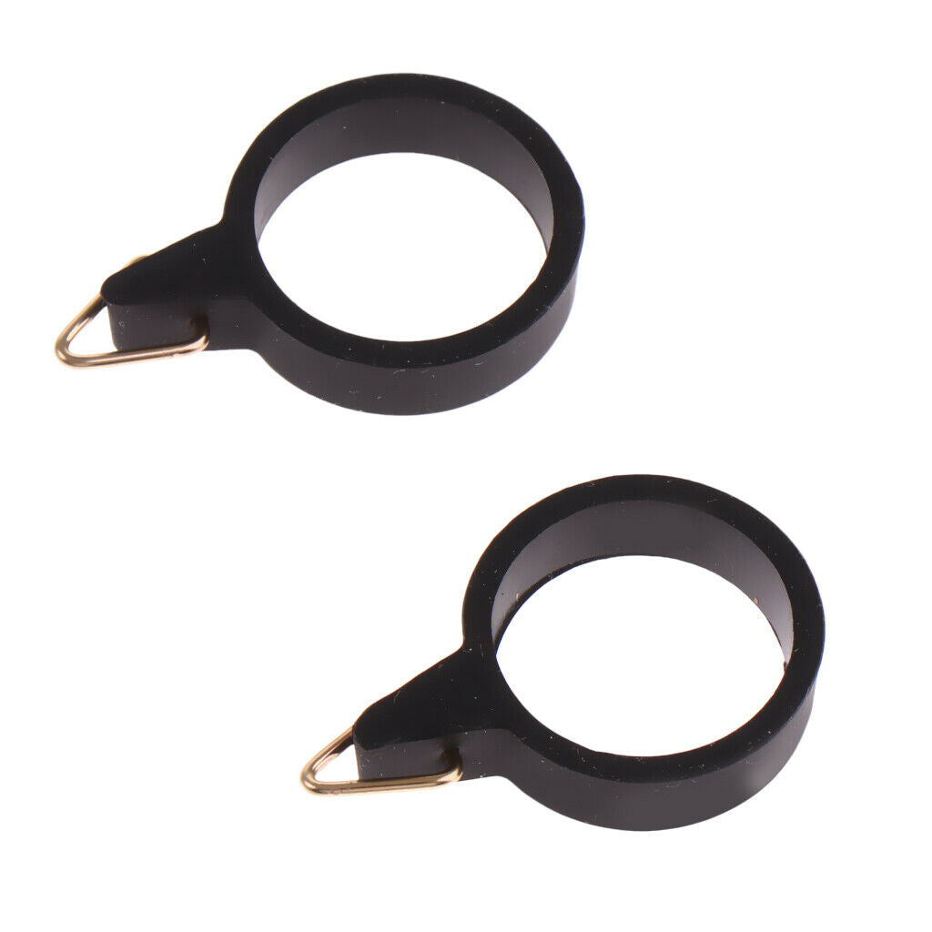2PCS Fishing Hook Keeper Rubber Ring Rod Pole Safety Lure Bait Holders  M