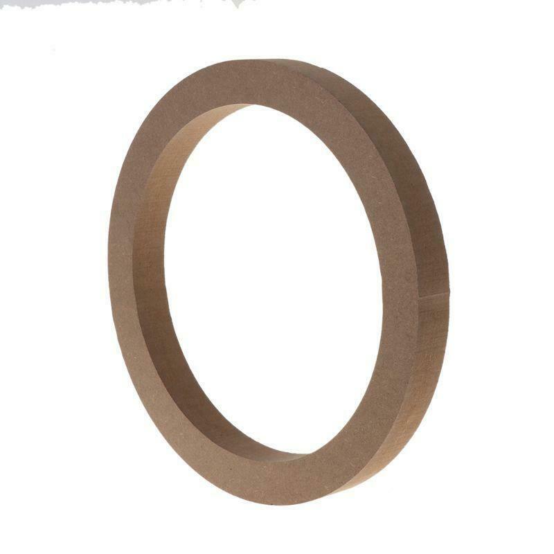 2PCS Wood MDF Speaker Spacer Mounting Rings 6.5" Fiberglass Door Kick Pods