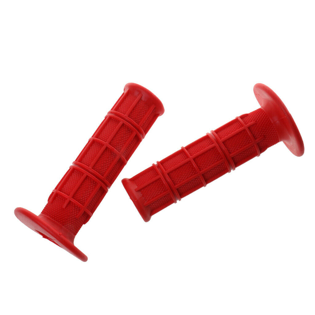 2 Pair 22MM 7/8 '' Motorcycle Dirt Bike ATV Rubber Gel Handlebar Grips